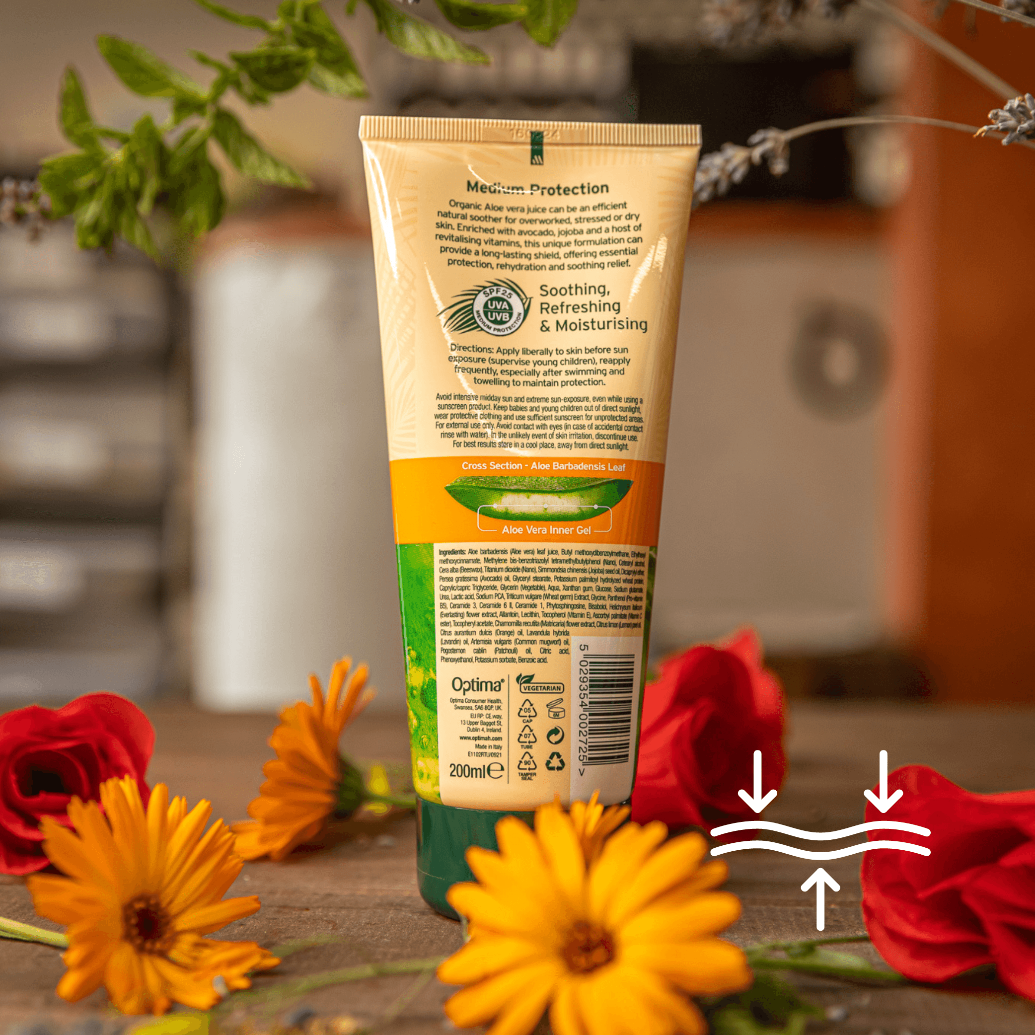 Organic Aloe Vera  Sun Lotion - DrClareApothecary