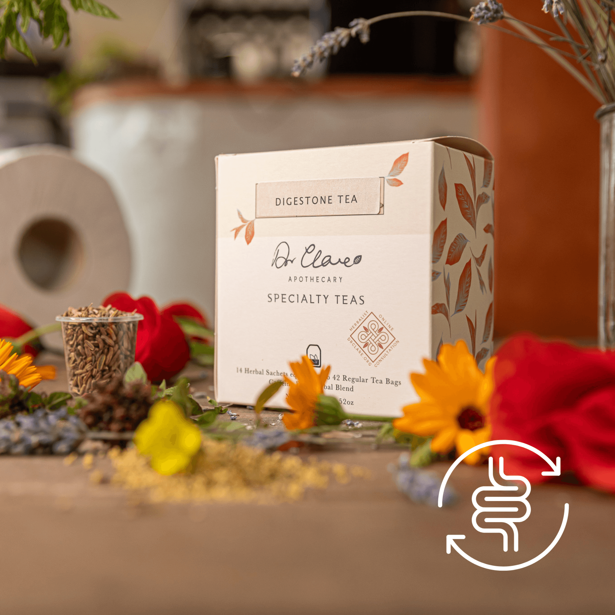 DIGESTONE TEABAGS - DrClareApothecary